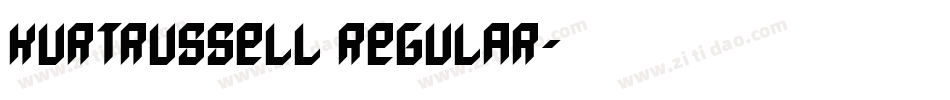 KurtRussell Regular字体转换